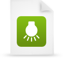 File, document, paper, green icon