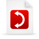 File, document, paper, red icon
