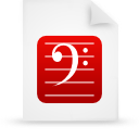 File, document, paper, red icon