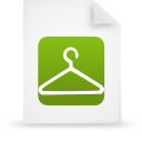 File, document, paper, green icon