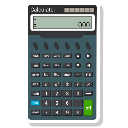 Calculate, calculator, math icon