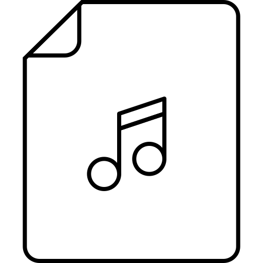 Document, file, folder, media icon