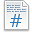 Document, num icon