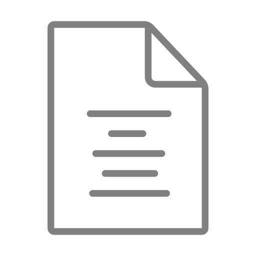 Document, file, paper, page icon