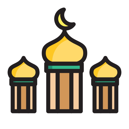 Mosque, pray, moslem, fasting, islam, ramadan icon