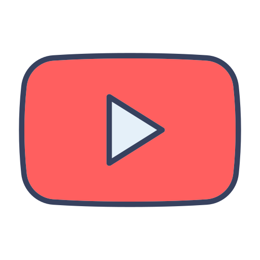 Media, social, youtube icon
