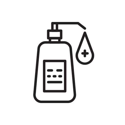 Coronavirus, covid, hand, sanitizer icon