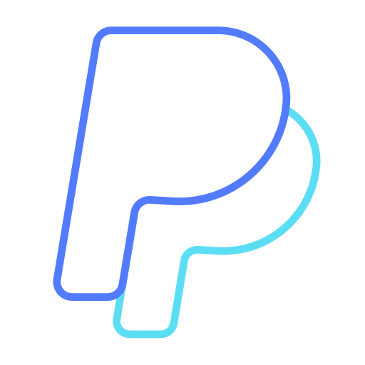 Media, paypal, social icon