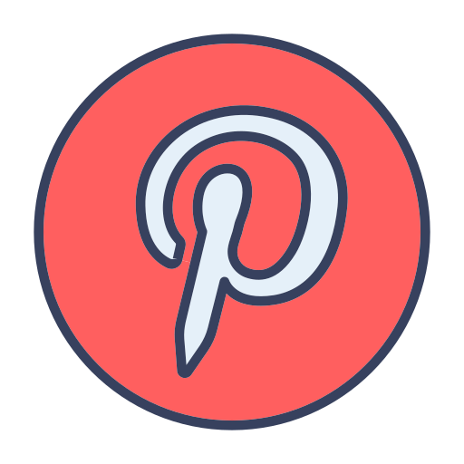 Media, pinterest, social icon