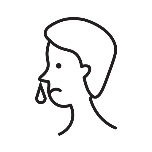 Coronavirus, covid, nose, runny icon