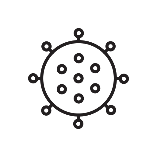 Corona, coronavirus, covid, virus icon
