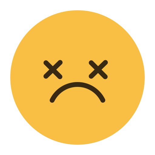 Dead, emoji, emotion, face, feeling icon