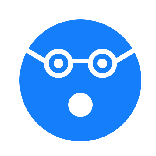 Glasses, 3, face, flashed icon
