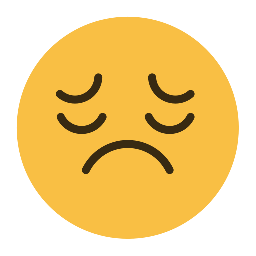 Emoji, emotion, face, feeling, sad icon