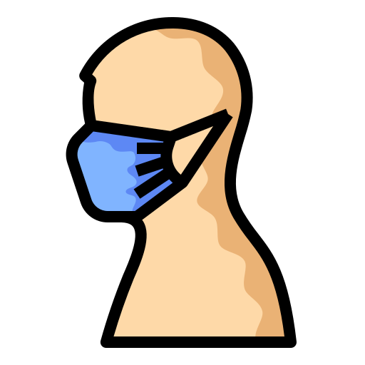 Face, mask, protection, safety, wear icon