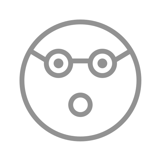 Glasses, 3, face, flashed icon