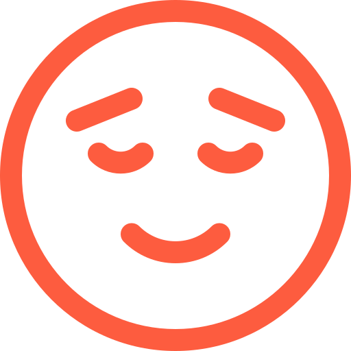 Calm, emoji, emotion, face, peaceful, quiet, reaction icon