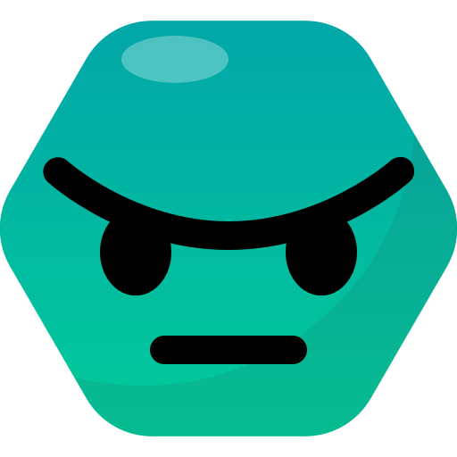 Angry, emoji, emoticon, face, reactions icon