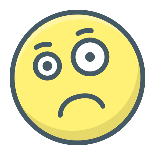 Emoji, face, misunderstanding, puzzled, surprise icon