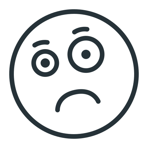 Emoji, face, misunderstanding, puzzled, surprise icon