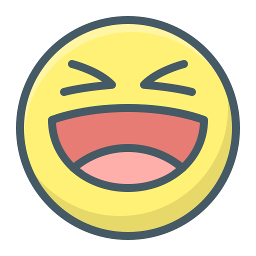 Face, laugh, laughter, lol, smiley icon
