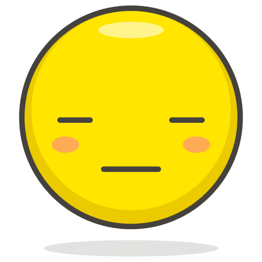 Expressionless, face icon
