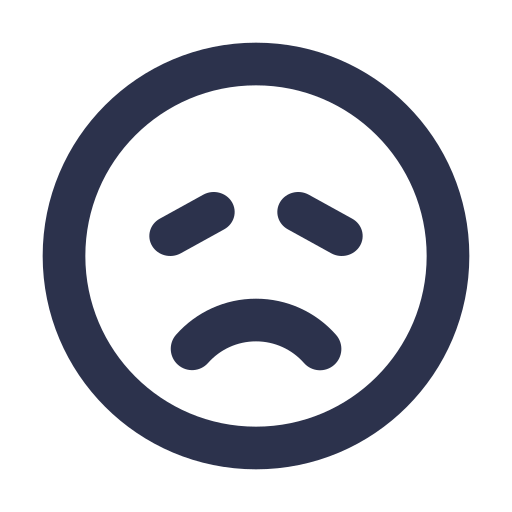 Emoticon, emoji, sad, emotion, face icon