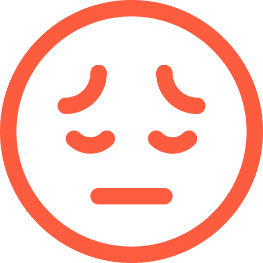 Depressed, emoji, emotion, face, melancholy, sad, social icon