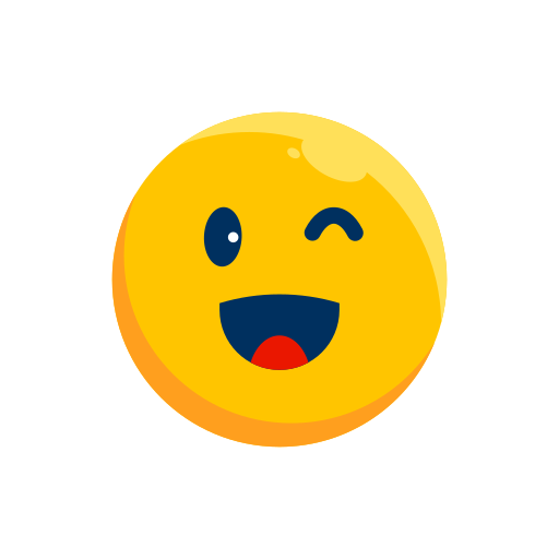 Emoji, emoticon, emotion, expression, face, laugh, smiley icon