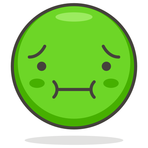 Face, nauseated icon