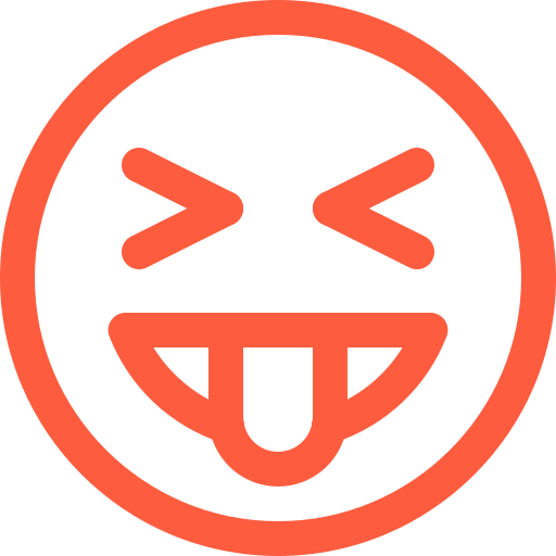 Absurd, emoji, emotion, face, foolish, ridiculous, silly icon