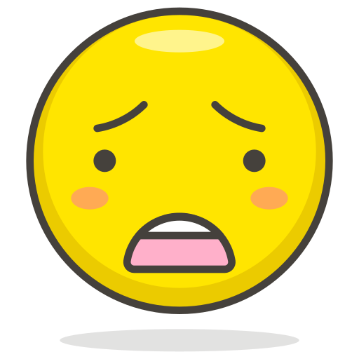 Weary, face icon
