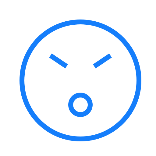 Eyes, mouth, face, closed, open icon