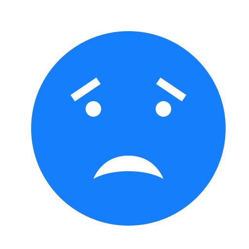 Worried, eyebrows, face icon