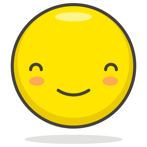 Face, smiling, eyes icon