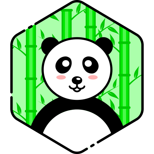 Face, happy, panda, smile icon