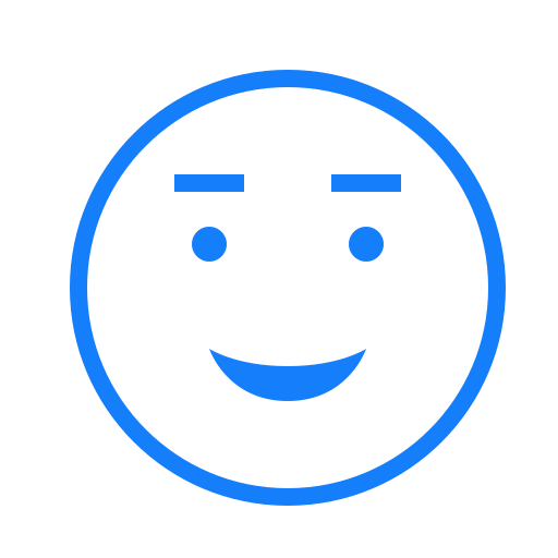 Eyebrows, face, grinning icon