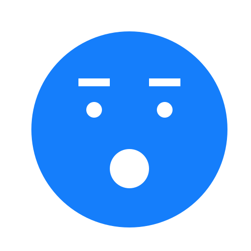 Eyebrows, mouth, face, open icon