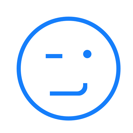 Face, winking icon