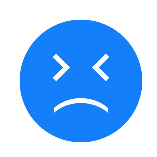 Sad, tightly, eyes, face, closed icon