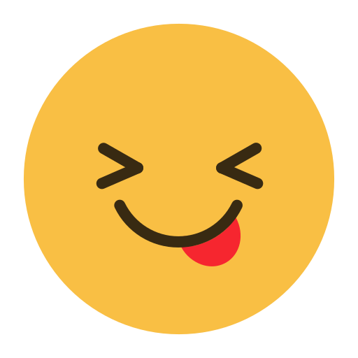 Emoji, emotion, face, feeling, smile, tongue icon