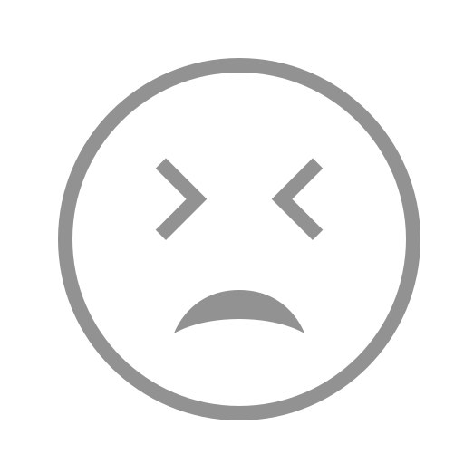 Tightly, eyes, unamused, face, closed icon