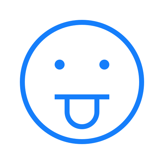 Face, stuck, out, tongue icon