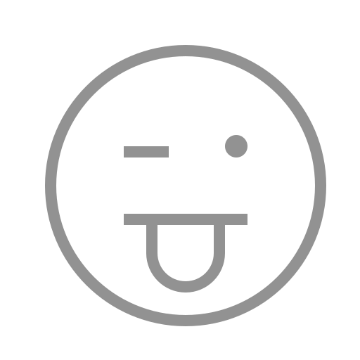 Face, stuck, out, tongue icon