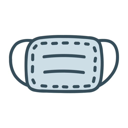 Face, flu, mask, surgical, virus icon
