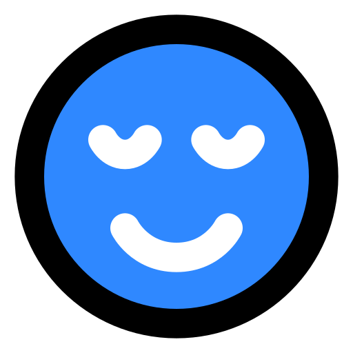 Relieved, face icon
