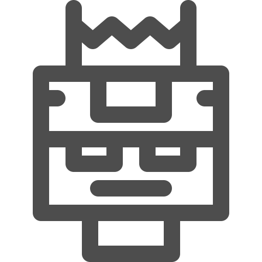 Accessories, equipment, face, robot, toy icon