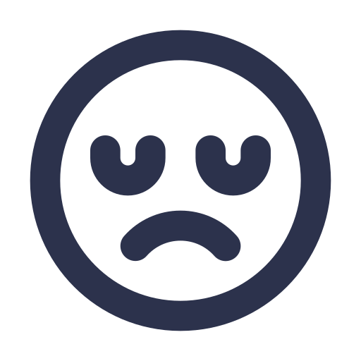Emoticon, emoji, face, expression, sad, feeling icon