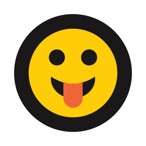 Playful, silly, emoji, emoticon, tongue out icon