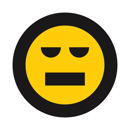 Annoyed, unamused, emojis, emoticon icon